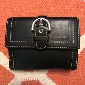 Coach black wallet